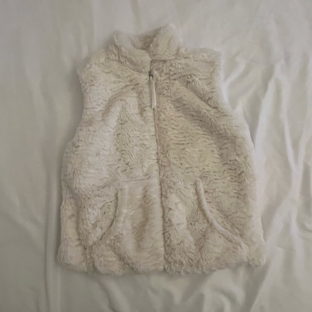 Widgeon faux fur girls vest 5T